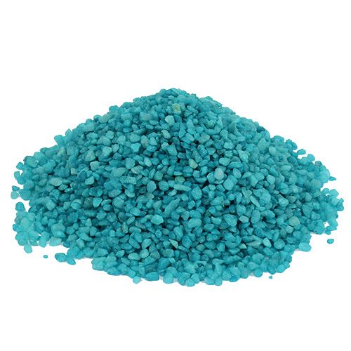 Dekorační granulát tyrkysové dekorační kameny 2mm - 3mm 2kg