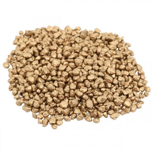 položky Dekorační granule zlatý dekorační štěrk 2-3mm 2kg