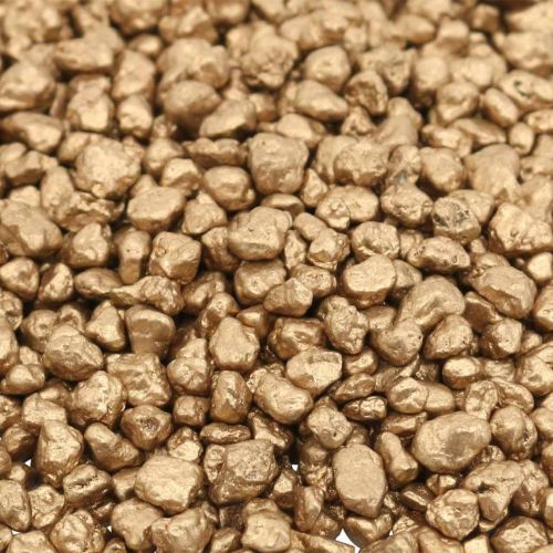 Dekorační granule zlatý dekorační štěrk 2-3mm 2kg
