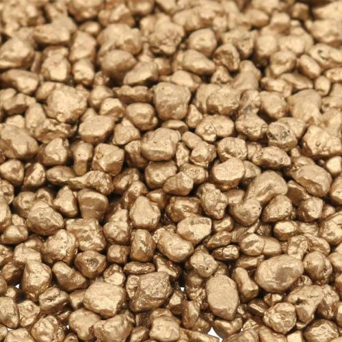 položky Dekorační granule zlatý dekorační štěrk 2-3mm 2kg