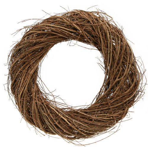 Dekorativní věnec přírodní větve jilmu Ø32cm–35cm V6,5cm 2ks
