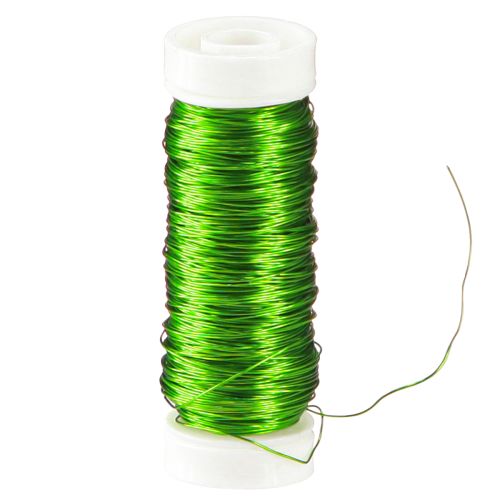 položky Deko smaltovaný drát Ø0,30mm 30g 50m jablkově zelený