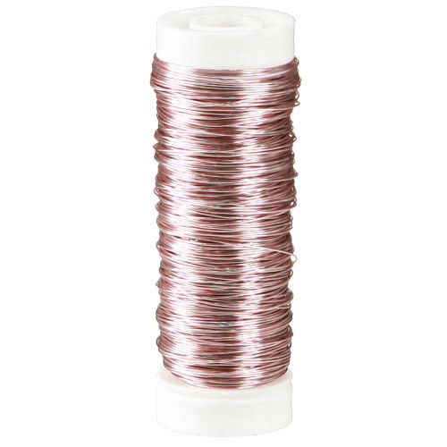 položky Deko drát Ø0,30mm 30g/50m růžový