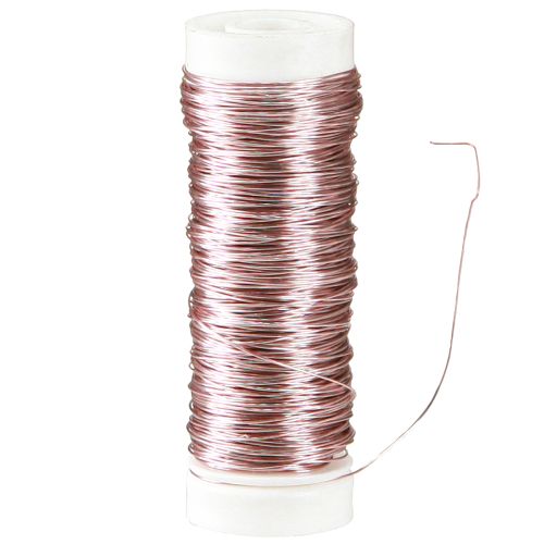 položky Deko drát Ø0,30mm 30g/50m růžový