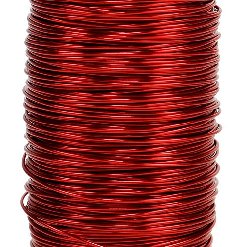 položky Deco Smaltovaný drát červený Ø0,50mm 50m 100g