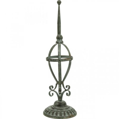 Floristik24 Držák na věnec kovový starožitný vzhled, dekorace na stůl shabby chic V51cm