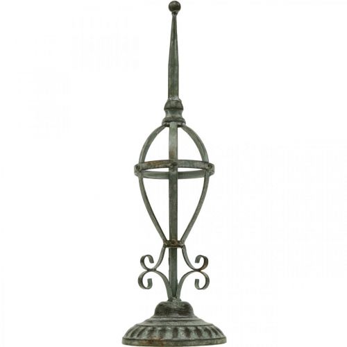 Floristik24 Držák na věnec kovový starožitný vzhled, dekorace na stůl shabby chic V51cm