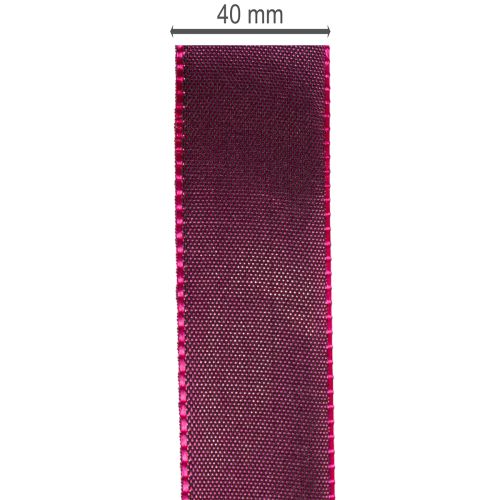 Dárková stuha, fialová taftová stuha, elegantně lesklá, šířka 25 mm, délka 50 m | Floristik24.cz