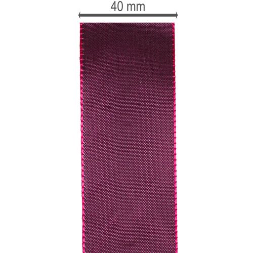Dárková stuha taftová stuha na vánoční dárky 40mm 50m | Floristik24.cz