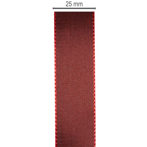 Dárková stuha, elegantní a lesklá taftová stuha pro slavnostní příležitosti, šířka 25 mm, délka 50 m | Floristik24.cz
