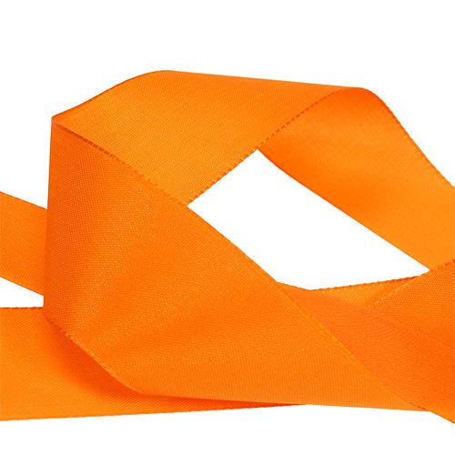 položky Dárková a dekorační stuha oranžová 40mm 50m