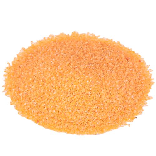 Dekorativní písek oranžový neonově zbarvený písek 0,5 mm 1 kg