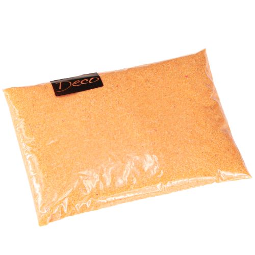 položky Dekorativní písek oranžový neonově zbarvený písek 0,5 mm 1 kg