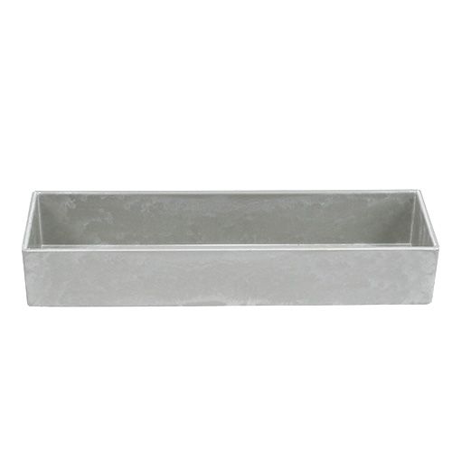 položky Dekorativní miska čtvercová šedá 32cm x 10,5cm V5cm