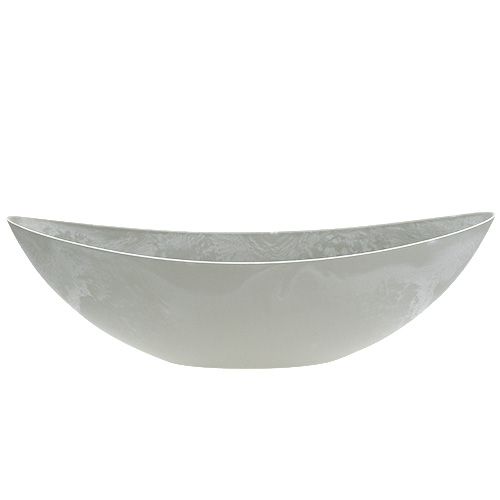 položky Dekorační miska světle šedá 55,5cm x 14cm H17,5cm 1 kus