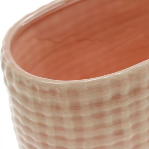 Floristik24 Dekorativní miska, sázecí loď, květinový truhlík, keramický dekorační koš vzor L21cm