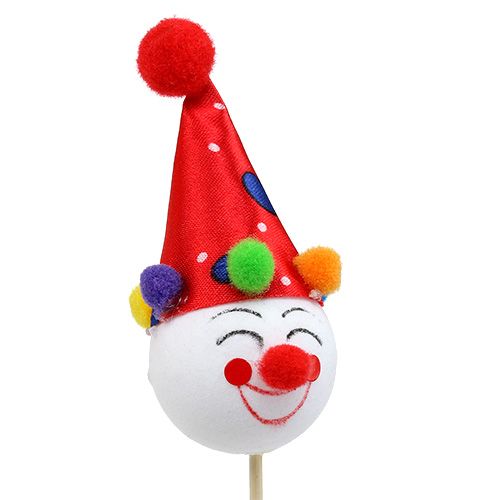 Floristik24 Dekostecker klaun party dekorace stolní dekorace 6ks