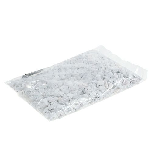 položky Dekorační kameny 9mm - 13mm bílé 2kg
