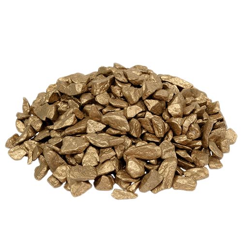 Ozdobné kameny 9mm - 13mm 2kg žluté zlato