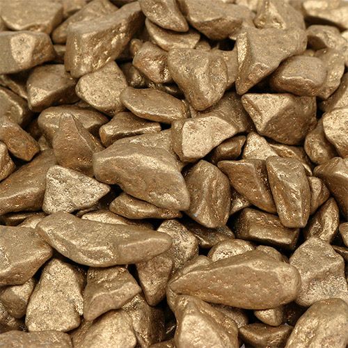 Ozdobné kameny 9mm - 13mm 2kg žluté zlato