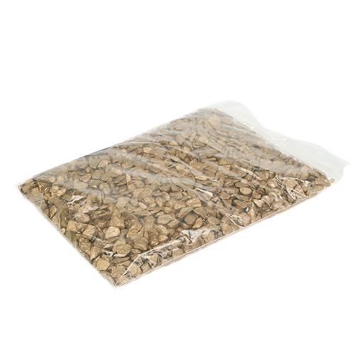 položky Dekorační kameny zlatá sypaná dekorace stolní dekorace 9mm–13mm 2kg