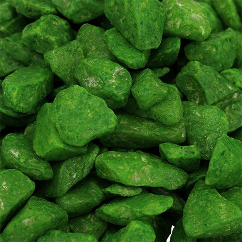 položky Dekorační kameny 9mm - 13mm zelené 2kg