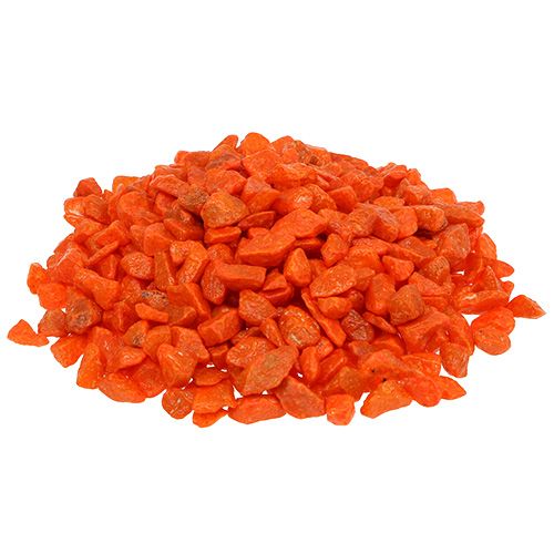 Ozdobné kameny 9mm - 13mm oranžová 2kg