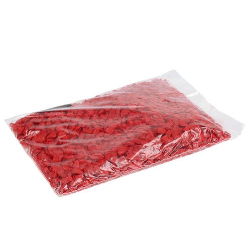 Floristik24 Dekorační kameny 9mm - 13mm červené 2kg