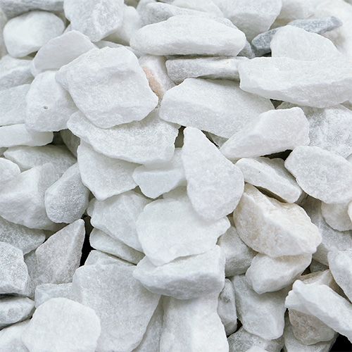 Deco Stones 9mm - 13mm White 5L