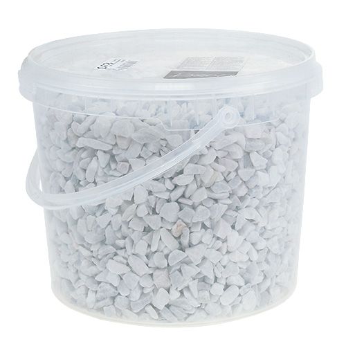 položky Deco Stones 9mm - 13mm White 5L