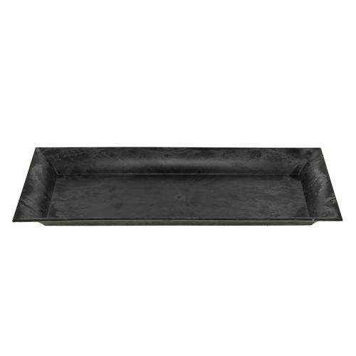 položky Dekorační tác mramorovaný antracit 36x17cm 6ks