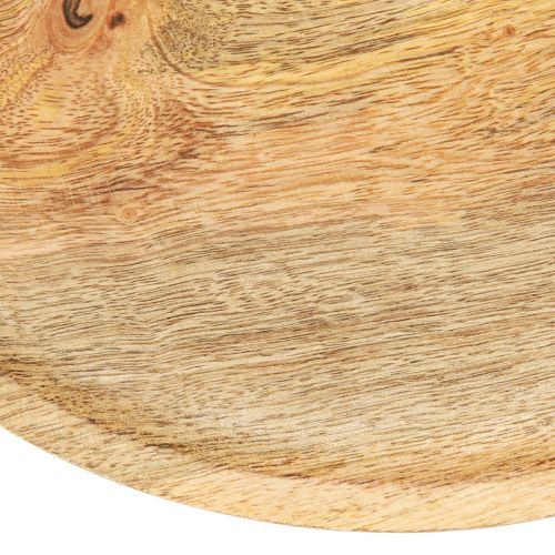 položky Dekorativní talíř dřevěný s podstavcem na dort optic natural Ø25cm