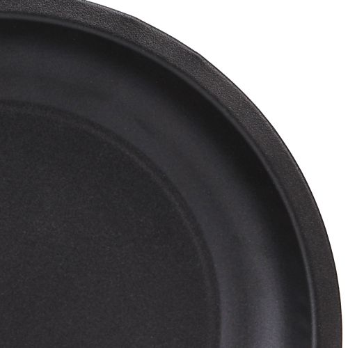 položky Dekorativní talíř kulatý kovový v černé barvě Ø23cm V2,5cm 5ks