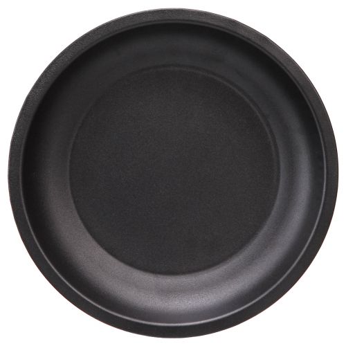 položky Dekorativní talíř kulatý kovový v černé barvě Ø23cm V2,5cm 5ks