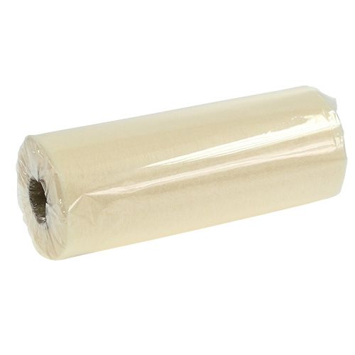 položky Dekorativní fleece krémový 23cm 25m