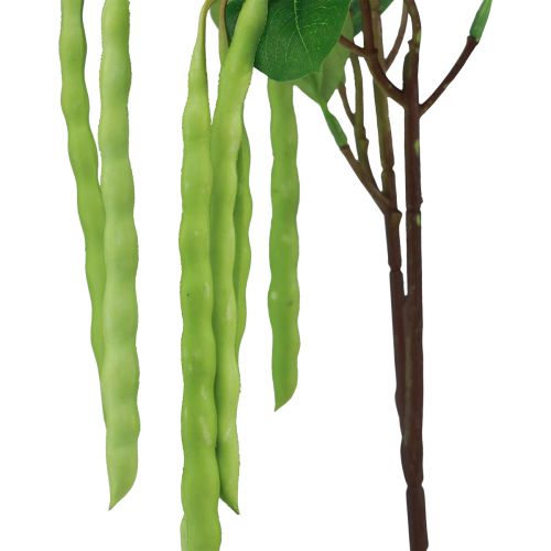 položky Ozdobná větev fazolová větev umělá rostlina zelená 68cm