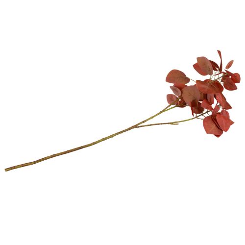 položky Deko větvička deko listy umělý lůj červené listy 72cm