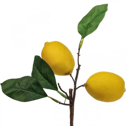 Floristik24 Deco Branch Mediterranean Deco Lemons Artificial 30cm