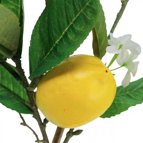 položky Dekorativní citronová větev s květy a plody V68cm
