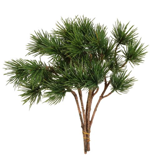 položky Dekorativní větvičky borovice umělé borovicové větvičky zelené 28cm 6 ks