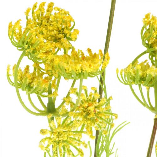 Floristik24 Žlutý kopr Umělý bylinkový kopr na ozdobu L80cm