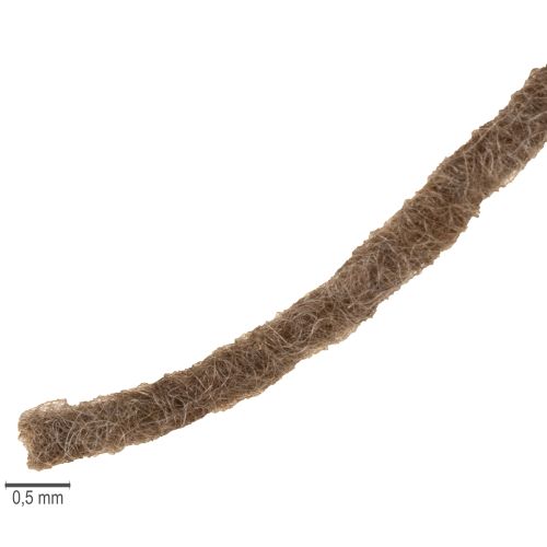 položky Hnědá vlněná šňůra, 55m, dekorativní provázek pro květinářství a tvoření