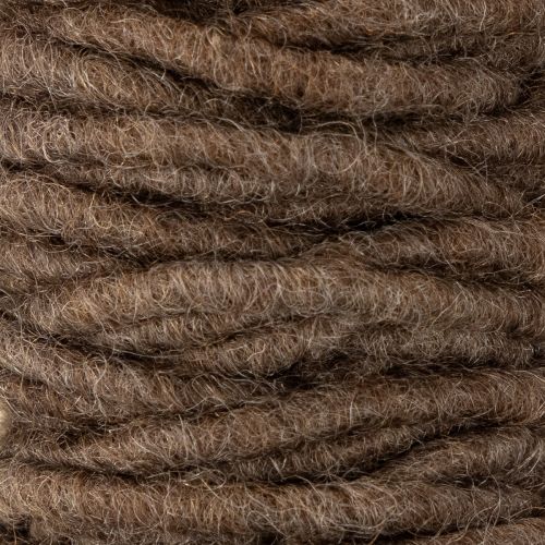 položky Hnědá vlněná šňůra, 55m, dekorativní provázek pro květinářství a tvoření