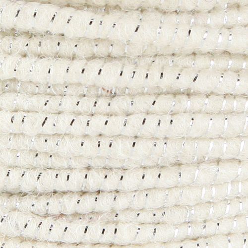 položky Knot Glamour bílá/stříbrná s drátem 33m