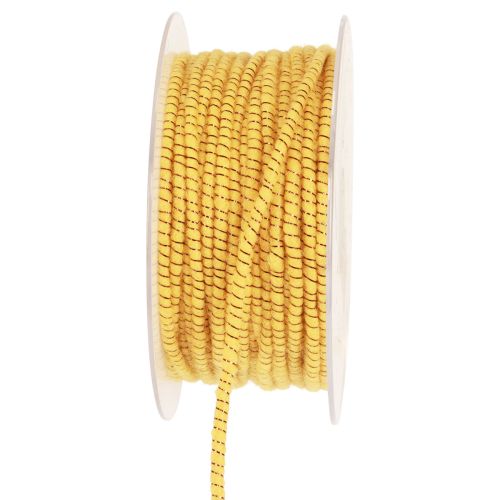 položky Vlněná nit s drátěnou plstěnou šňůrou slídový žlutý bronz Ø5mm 33m