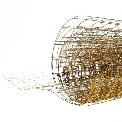 položky Drátěné pletivo zlatý ozdobný drát 35cm 5m