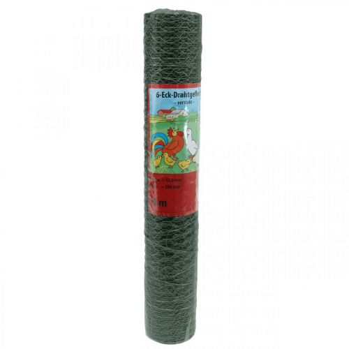 položky Šestihranné pletivo zelené drátěné pletivo potažené PVC 50cm×10m