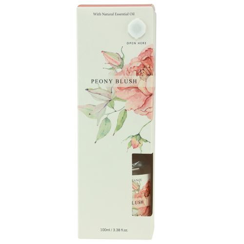 položky Vonné tyčinky skleněný difuzér pivoňka pokojová vůně 100ml