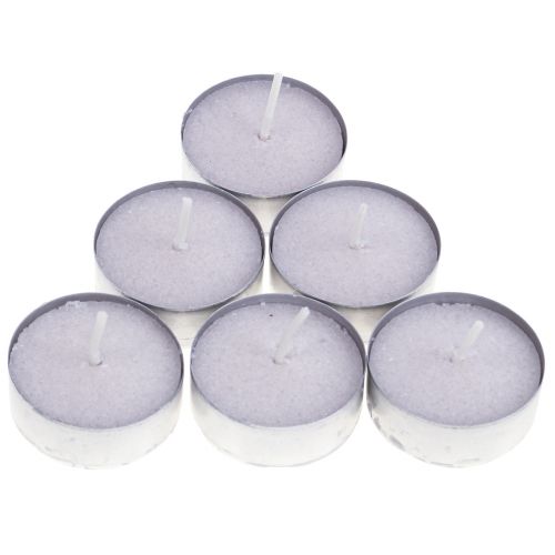 položky Vonné svíčky levandule mimóza, čajové svíčky vonící Ø3,5cm V1,5cm 18 kusů