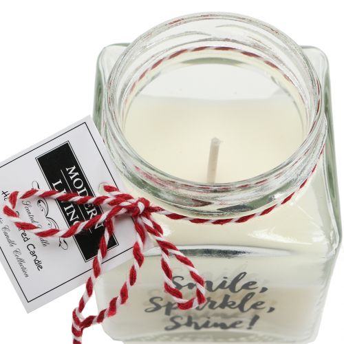 Floristik24 Vonný vosk v dóze Smile, Sparkle, Shine!